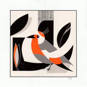 Fine Art Print "Bird". Giclee print.
