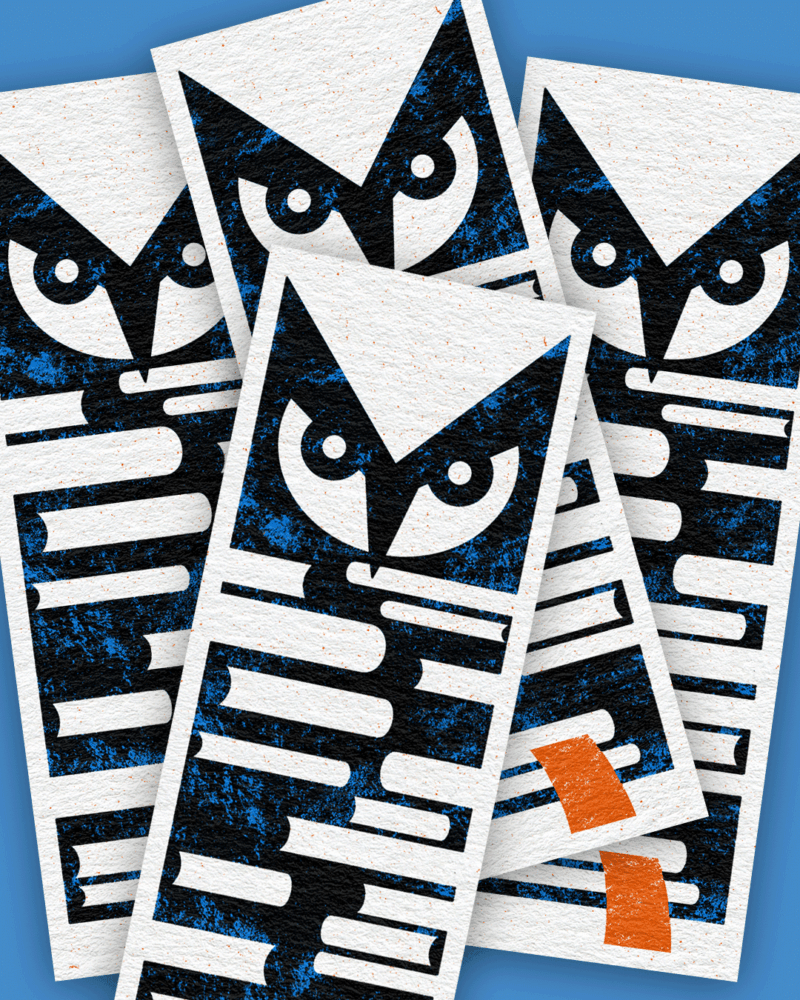 Bookmark – Owl