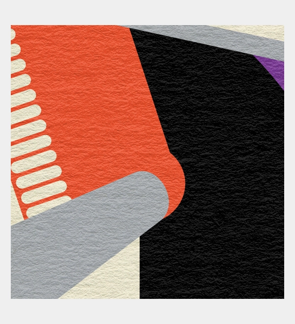 Fine Art Print "Scooter". Giclee print. Detail.