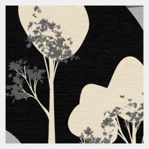 Fine Art Print "The Valley". Giclee print.Detail
