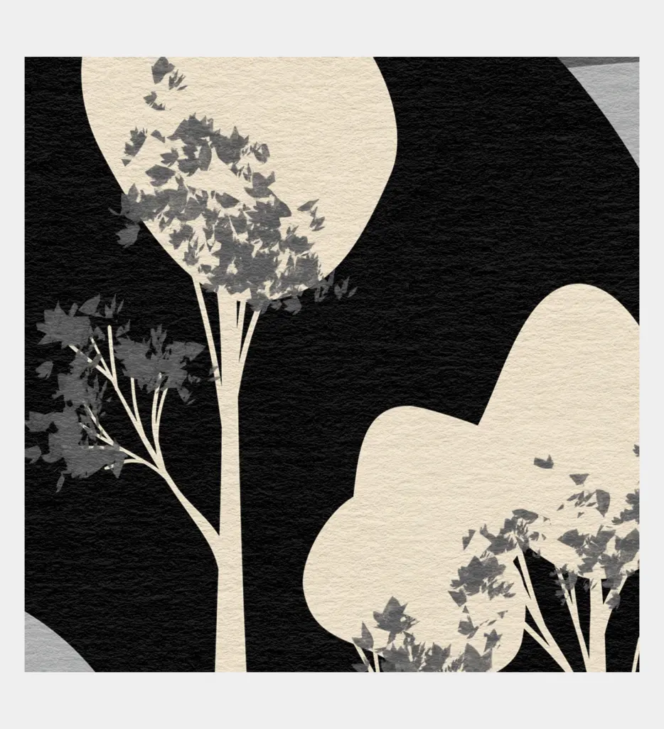 Fine Art Print "The Valley". Giclee print.Detail