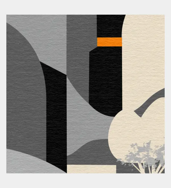 Fine Art Print "The Valley". Giclee print. Detail